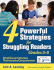 4 Powerful Strategies for Struggling Readers, Grades 3-8: Small Group Instruction That Improves Comprehension