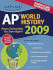 Kaplan Ap World History 2009