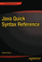 Java Quick Syntax Reference