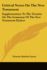 Critical Notes on the New Testament: Supplementary to the Treatise on the Grammar of the New Testament Dialect