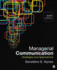 Managerial Communication: Strategies and Applications