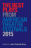 The Best Plays From American Theater Festivals, 2015 (Applause Books)