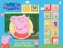Peppa Pig-10 Wooden Blocks and Interactive First Look and Find Board Book Set-Pi Kids