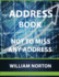 Address Book "Not to Miss Any Address"