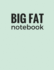 Big Fat Notebook (600 Pages): Seafoam Blue, Extra Large Ruled Blank Notebook, Journal, Diary (8.5 X 11 Inches) (Creative Writing)
