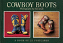 Cowboy Boots Postcard Book