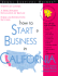 How to Start a Business in California