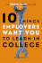 10 Things Employers Want You to Learn in College: the Know-How You Need to Succeed