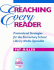 Reaching Every Reader: Promotional Strategies for the Elementary School Library Media Specialist (Professional Growth Series. )