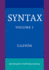 Syntax: an Introduction Volume I