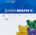 Saxon Math K, Vol. 1, Teacher's Manual