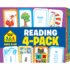 School Zone-Reading 4-Pack Flash Cards-Ages 4+, Kindergarten, 1st Grade, Sight Words, Phonics Made Easy, Word Families, Picture Words, High-Frequency Words, Beginning Reading, Rhyming, and More