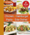 4 Cookbooks in 1: Chicken, Hamburger, Pasta, Side Dishes (Favorite Brand Name Recipes)
