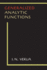 Generalized Analytic Functions