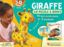 Giraffe 3-D Puzzle & 2-Book Set