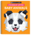 Brain Games-Sticker By Letter: Baby Animals (Spiral Bound, Comb Or Coil)