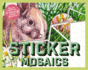 Sticker Mosaics: Easter