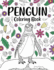 Penguin Coloring Book Coloring Books for Adults, Gifts for Penguin Lovers, Floral Mandala Coloring Pages, Animal Coloring Book, Book Lovers