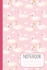 Notebook With Royal Swans on Pink Design: Pretty Lined Notebook (Journal / Diary) for Women