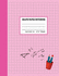 Graph Paper Notebook 1 Cm: Coordinate Paper, Squared Graphing Composition Notebook, 1 Cm Squares Quad Ruled Notebook Pink Cover