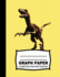 Graph Paper Composition Notebook: Beautiful Jurassic Age 8.5 X 11 Inch Quad Ruled 4 X 4 Square Grid Journal Four Squares Per Inch Graphing Paper, ...-T Rex Dinosaur Colorful Pattern Notebook