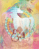 Erin: Colorful Rainbow Unicorn-100 Pages 8"X10" Girl's Composition Wide Ruled Notebook