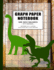 Graph Paper Notebook 1 Inch Squares: Quad Ruled Grid Paper Journal, 100 Pages, Double-Sided, Non-Perforated, 8.5 X 11 Inches (Letter Size), Dinosaurs Cover Design