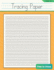 Tracing Paper: Blank Handwriting Notebook for Kids (Fun Kids Tracing Book)