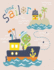 Little Sailor: Little Turtle Sailor on Pink Cover and Dot Graph Line Sketch Pages, Extra Large (8.5 X 11) Inches, 110 Pages, White Paper, Sketch, Draw and Paint (Little Turtle Sailor on Pink Notebook)