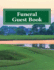 Funeral Guest Book: 100 Pages, Large Print, 900 Signature/Note Spaces