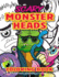 Scary Monster Heads Coloring Book: Fun Kids Halloween Party Surprise. Children and Adults Alike Will Love This Scary Ghoulish Gift