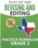 TEXAS TEST PREP Revising and Editing Practice Workbook Grade 3: Practice and Preparation for the STAAR Writing Test