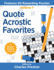 Quote Acrostic Favorites Features 50 Rewarding Puzzles 7 Puzzle Books for Fun