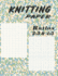 Knitting Paper Ratios 2: 3 & 4: 5: Two Ratios Grid & Graph Notebook? Pattern 3 (Combination Knitting Journal)