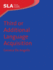 Third Or Additional Language Acquisition