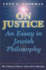 On Justice: an Essay in Jewish Philosophy [the Littman Library of Jewish Civilization]