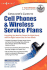 Consumers Guide to Cell Phones and Wireless Service Plans