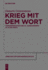 Krieg Mit Dem Wort