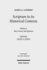 Scripture in Its Historical Contexts: Volume I: Text, Canon, and Qumran
