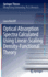 Optical Absorption Spectra Calculated Using Linear-Scaling Density-Functional Theory
