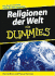 Religionen Der Welt Fr Dummies (German Edition)