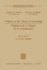Problems in the Theory of Knowledge (Problemes De La Theorie De La Connaissance)