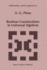 Boolean Constructions in Universal Algebras