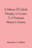 A Defence Of Catholic Principles, In A Letter To A Protestant Minister In America