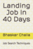Landing Job in 40 Days: Job Search Techniques