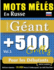 Mots Mls En Russe Format Gant: 500 Grilles Pour Les Dbutants - Vol.1 - Delta Classics - dition Gante - 10.000 Mots  Dbusquer, Le Dfi Ultime !