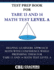 Test Prep Book For TABE 13 and 14 Math Test Level A