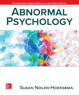 ISE Abnormal Psychology - Nolen-Hoeksema, Susan