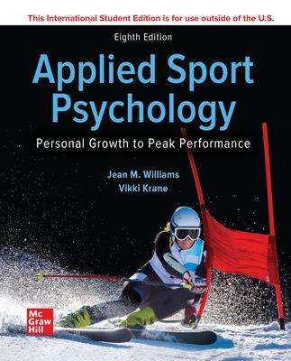 ISE Applied Sport Psychology: Personal Growth to Peak Performance - Williams, Jean, and Krane, Vikki
