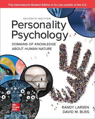 ISE Personality Psychology: Domains of Knowledge About Human Nature - Larsen, Randy, and Buss, David